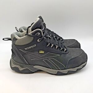 Reebok Beamer RB1067 Work Boot Men's 8.5M Composite Toe WP Metal Free